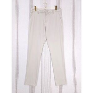 RHONE Dress Pants Mens 34x32 Beige Casual Chinos Trousers Travel Commuter Slacks